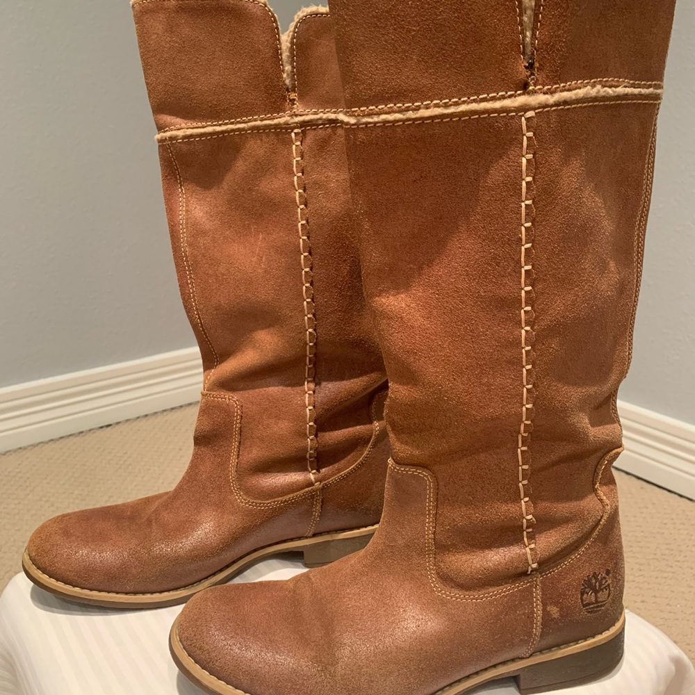 Pre-own Timberland Knee High Boots Women Size 7